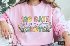 100 Days Of Watching My Students Grow PNG | School PNG Product Image 3