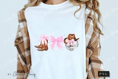 Coquette Disco Cowgirl PNG | Coquette PNG Product Image 3