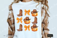 Coquette Cowgirl Fall PNG | Coquette PNG Product Image 3