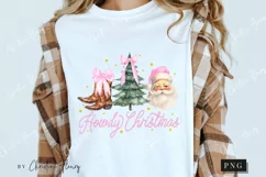 Coquette Girly Howdy Christmas PNG | Coquette PNG Product Image 3