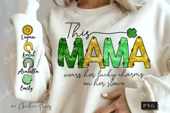 This Mama Wears Her Lucky Charms On Her Sleeve PNG Product Image 3