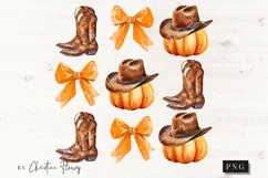 Coquette Cowgirl Fall PNG | Coquette PNG Product Image 4