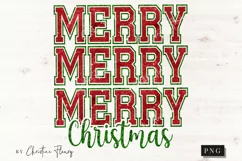 Glitter Merry Christmas PNG | Christmas Glitter PNG Product Image 4