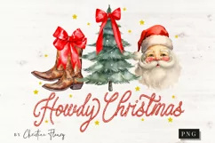 Coquette Howdy Christmas PNG | Coquette PNG Product Image 4