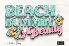 Beach Bummin Beauty PNG | Summer PNG Product Image 4