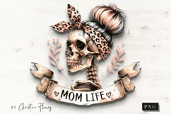 Mom Life Skeleton PNG | Mother's Day PNG Product Image 4