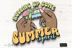 Retro Rolling Up Some Summer Spirit PNG | Summer PNG Product Image 4