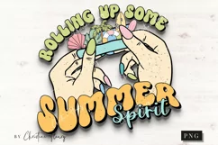 Rolling Up Some Summer Spirit PNG | Summer PNG Product Image 4