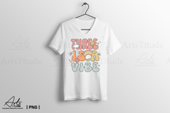 Groovy 3rd Birthday PNG - Three is a Vibe Retro Sublimation Product Image 2