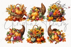 Thanksgiving Harvest Clipart Bundle Product Image 5
