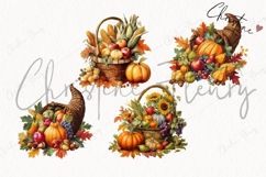 Thanksgiving Harvest Clipart Bundle Product Image 6
