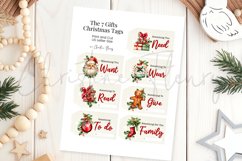 Seven Gift Rule Christmas Gift Tags Printable Product Image 2