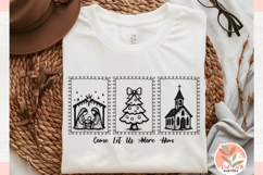 Come Let Us Adore Him Christian faith PNG sublimation shirt Product Image 2