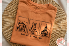 Come Let Us Adore Him Christian faith PNG sublimation shirt Product Image 3