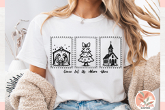 Come Let Us Adore Him Christian faith PNG sublimation shirt Product Image 4