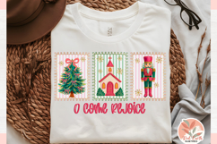 Preppy trendy brushstroke christmas tree coquette bow png Product Image 2