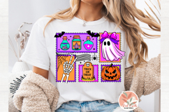 Trendy Retro neon Halloween spooky ghost collage svg png dxf Product Image 3