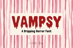 Vampsy - A Dripping Horror Font Product Image 1