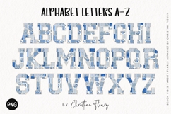 Grid Varsity Pearls Beach Vibes Alphabet PNG Product Image 2