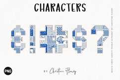 Grid Varsity Pearls Beach Vibes Alphabet PNG Product Image 4