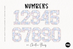 Cherry Blossom Varsity Easter Pearl Alphabet PNG Product Image 3