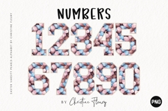 Varsity Easter Eggs Pearl Alphabet PNG Product Image 3