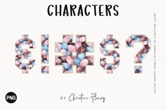 Varsity Easter Eggs Pearl Alphabet PNG Product Image 4