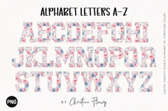 Roses Varsity Easter Pearl Alphabet PNG Product Image 2