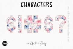 Roses Varsity Easter Pearl Alphabet PNG Product Image 4