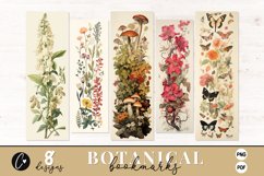 Vintage Botanical Printable Bookmark Product Image 1