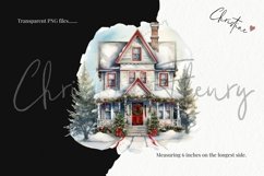 Vintage Festive Farmhouse Clipart | Farm PNG Product Image 3