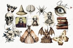 Vintage Goth Clipart Bundle Product Image 6