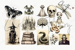 Vintage Goth Clipart Bundle Product Image 7