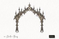 Vintage Gothic Frame Clipart | Halloween PNG Product Image 1