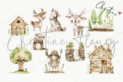 Watercolor Camp Adventure Clipart | Camping PNG Product Image 4
