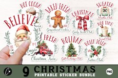 Christmas Sticker Bundle PNG Product Image 1