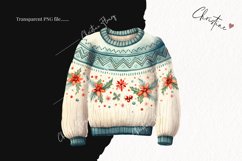 Watercolor Christmas Sweaters Clipart | Watercolor Christmas Product Image 2