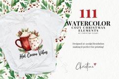 Huge Watercolor Cozy Christmas Bundle | Christmas PNG Product Image 2