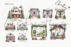 Huge Watercolor Cozy Christmas Bundle | Christmas PNG Product Image 9