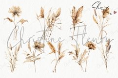 Watercolor Pampass Grass Clipart Product Image 5