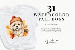 Fall Dogs Clipart | Fall PNG Product Image 2