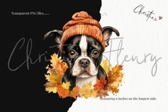 Fall Dogs Clipart | Fall PNG Product Image 3