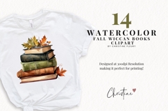Fall Wiccan Books Clipart | Fall PNG Product Image 2