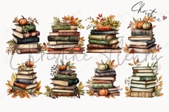 Fall Wiccan Books Clipart | Fall PNG Product Image 5