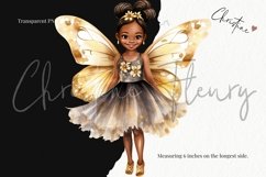 Golden African Fairy Clipart Product Image 3