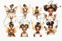 Golden African Fairy Clipart Product Image 5
