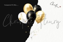 New Years Balloons Clipart | New Years PNG Product Image 3