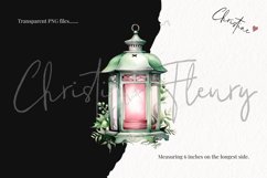 Pink &amp; Green Pastel Christmas Bundle | Christmas PNG Product Image 3
