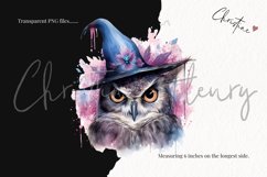 Watercolor Pastel Halloween Clipart Product Image 3