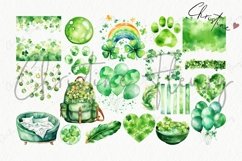 Watercolor Valentine Pets Of Luck Creator | St Patrick&#039;s PNG Product Image 11